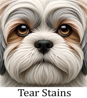 Shih tzu discount stains around mouth